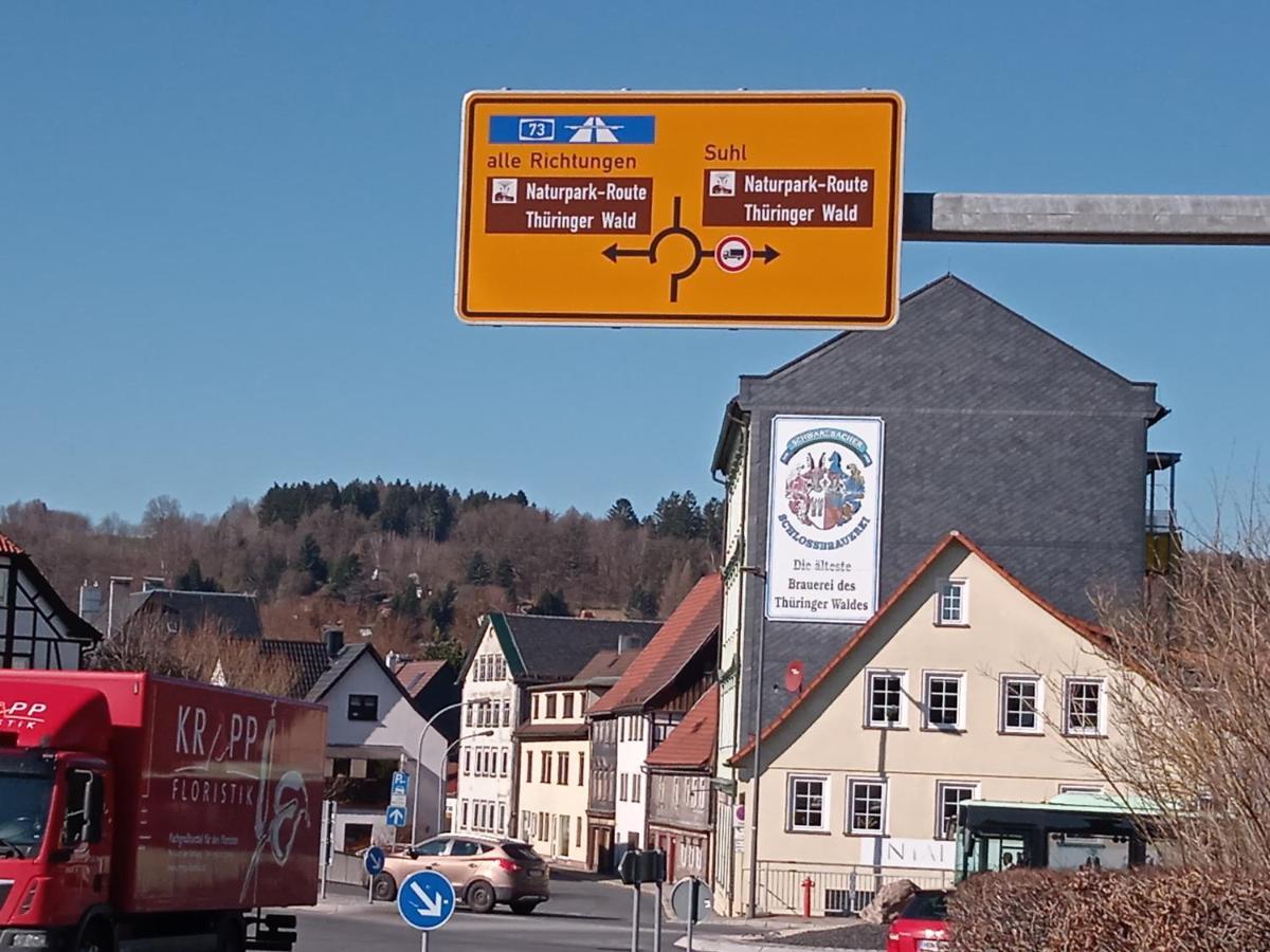 Hotel & Restaurant Zum Adlersberg Schleusingen Экстерьер фото